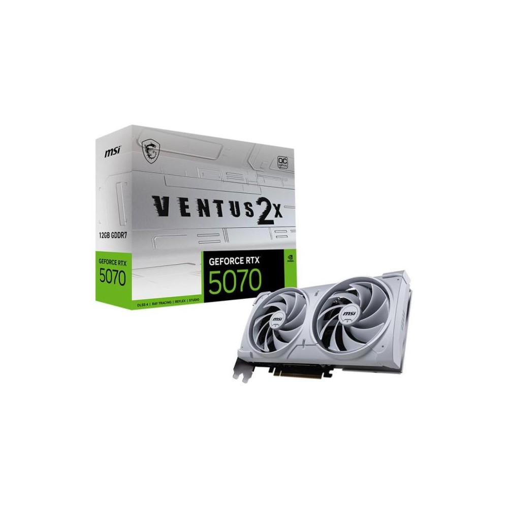 SCHEDA VIDEO GEFORCE RTX 5070 VENTUS 2X OC 12 GB WHITE (V532-004R)