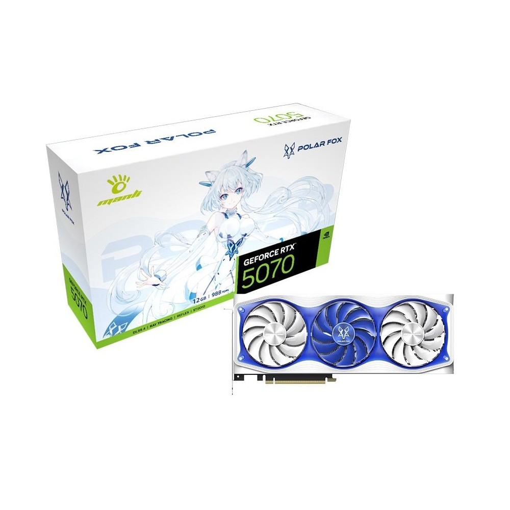 SCHEDA VIDEO GEFORCE RTX 5070 OC POLAR FOX 12 GB (M-N507PO/D712G-M3633)