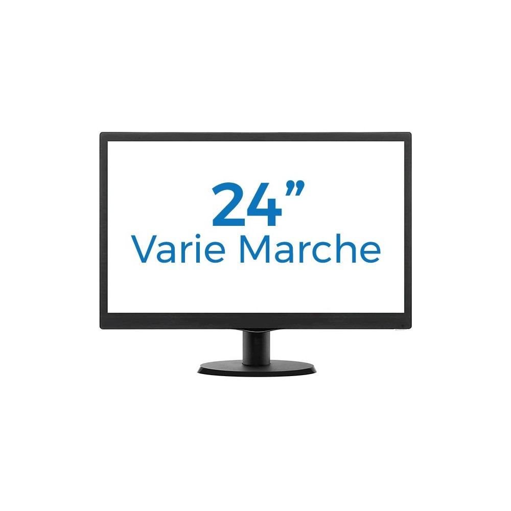 MONITOR 24" LENOVO VARI MODELLI LED NO BOX - RICONDIZIONATO - GR. A/A- GAR. 3 MESI