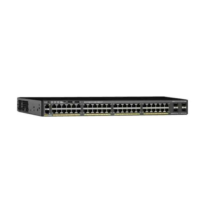 (RICONDIZIONATO) SWITCH RETE CATALYST 2960-X 48 PORTE GBIT POE + 4 SFP
