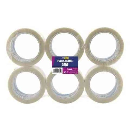 NASTRO ADESIVO 50MM X 66MT IN PPL - SYLENE - TRASPARENTE (6 PEZZI)