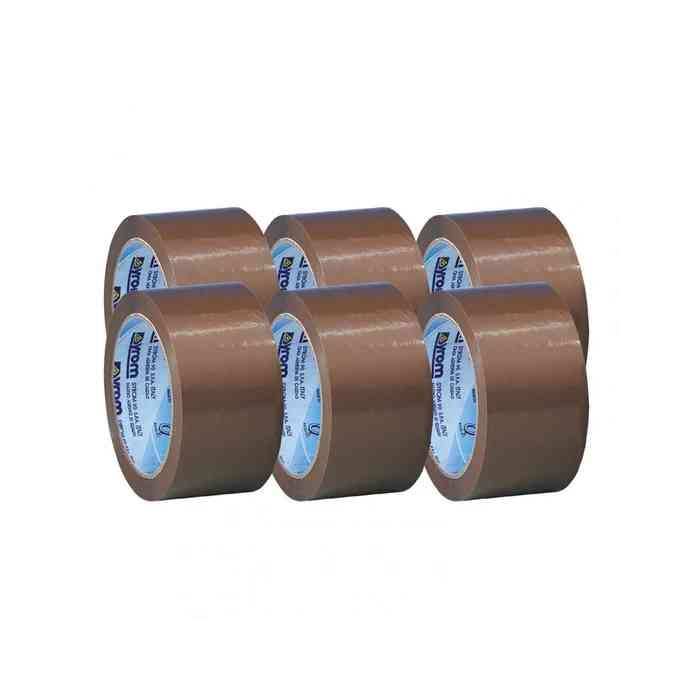 NASTRO ADESIVO 50MM X 66MT IN PPL - SYLENE - AVANA (6 PEZZI)