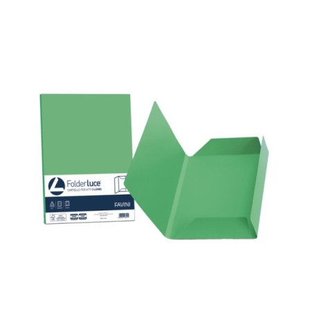 CARTELLE 3 LEMBI LUCE&ACQUA GR.200 (50 PEZZI) - VERDE