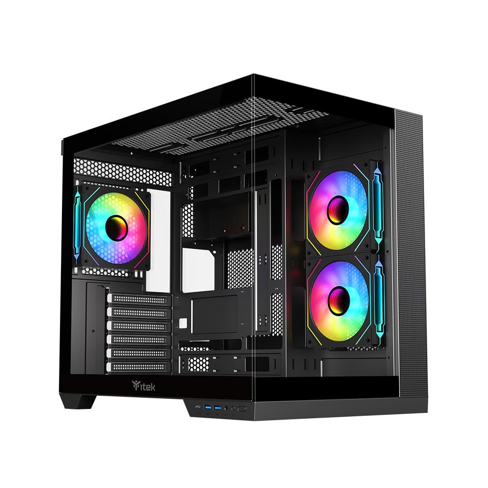 CASE GAMING DARK CAVE DS ITGCADCDSB - NO ALIMENTATORE - NERO