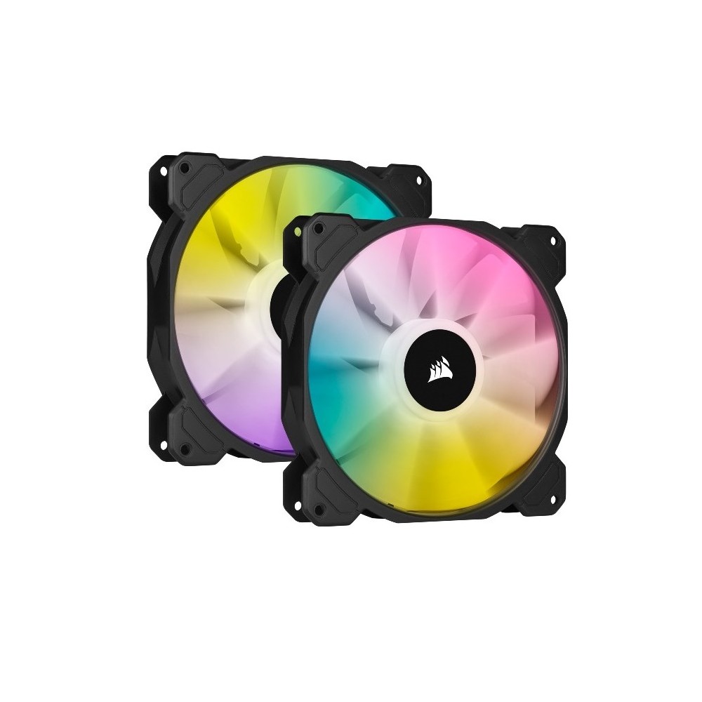 VENTOLA PER CASE ICUE SP140 140X140 RGB ELITE PERFORMANCE (CO-9050111-WW) DUAL PACK NERO