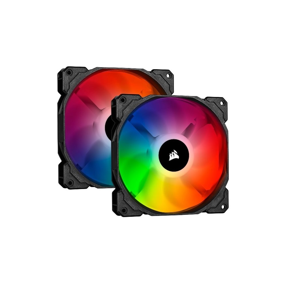 VENTOLA PER CASE ICUE SP140 140X140 RGB PRO LED (CO-9050096-WW) DUAL PACK NERO