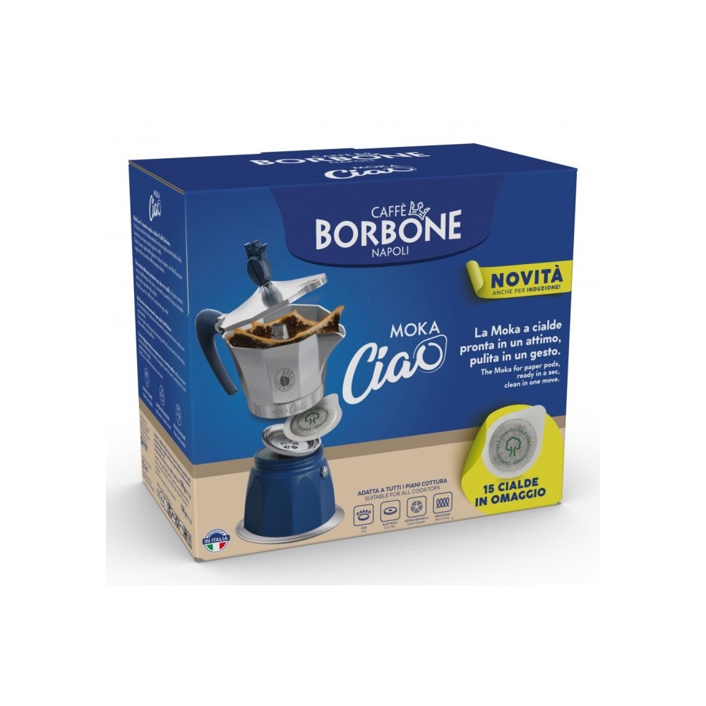 CAFFETTIERA PER CIALDE MOKACIAO - ADATTA ALL'INDUZIONE