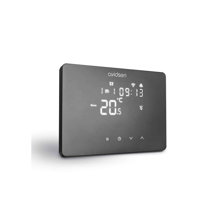 CRONOTERMOSTATO WIFI CABLATO NERO - HOMETEMP 127073 - NERO