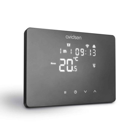 CRONOTERMOSTATO WIFI CABLATO NERO - HOMETEMP 127073 - NERO