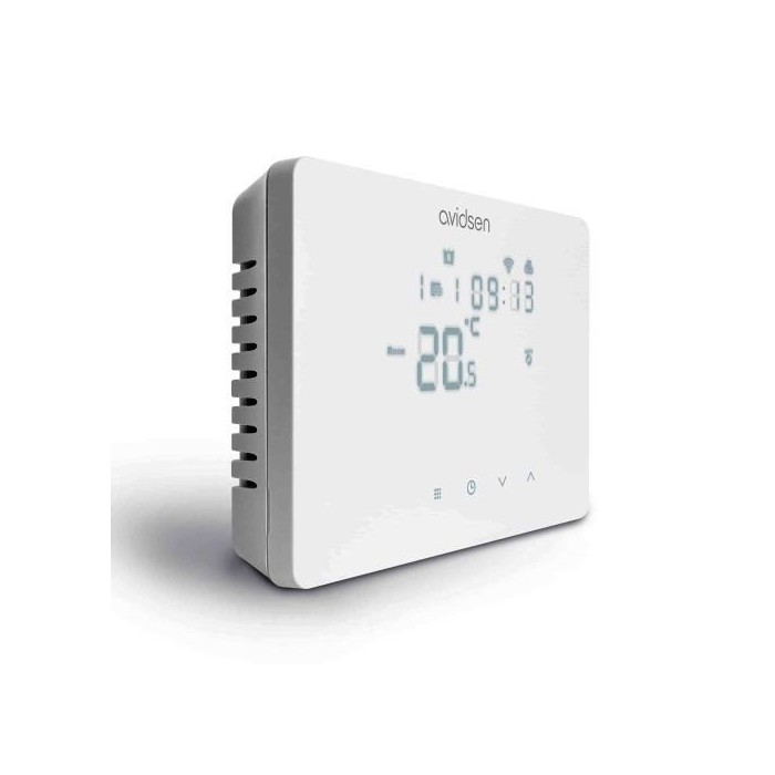 CRONOTERMOSTATO WIFI CABLATO NERO - HOMETEMP 127072 - BIANCO