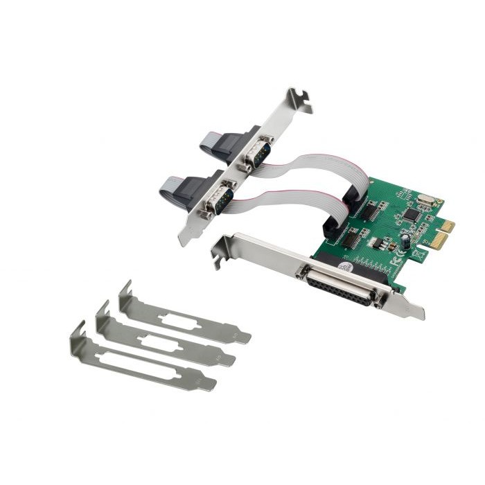 CONTROLLER SPC01G 1+2 PORTE SCHEDA A INNESTO SERIALE/PARALLELA PCIE - PARALLELA (IEEE 1284), SERIALE (9-PIN) - PCI