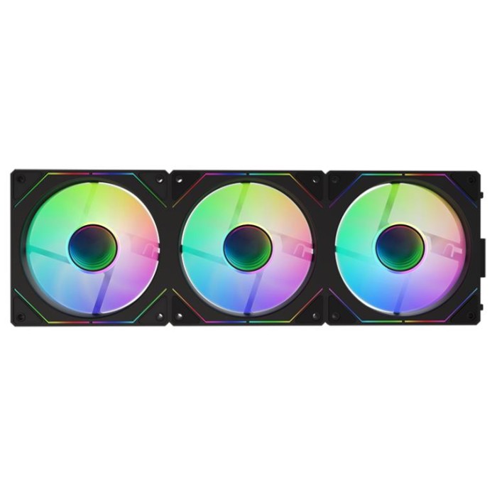 KIT 3 VENTOLE PER CASE INFINITY BLACK ITCFAK3INW12B 120X120 ARGB