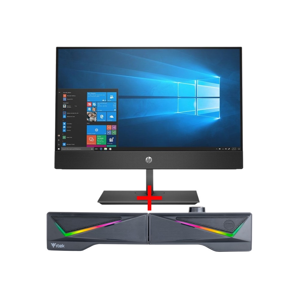 PC 600 G4 21.5" ALL IN ONE INTEL I5-8500 8GB 256GB SSD WINDOWS COA - IN OMAGGIO SOUNDBAR ITEK S101 RGB BLUETOOTH - RICONDIZIONAT