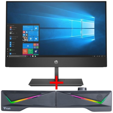 PC 600 G4 21.5" ALL IN ONE INTEL I5-8500 8GB 256GB SSD WINDOWS COA - IN OMAGGIO SOUNDBAR ITEK S101 RGB BLUETOOTH - RICONDIZIONAT
