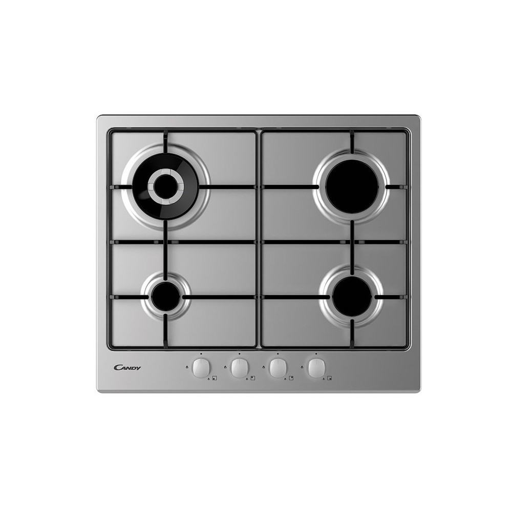 PIANO COTTURA A GAS TIMELESS 60CM - 4 FUOCHI - INOX (CHW6BR4WX)