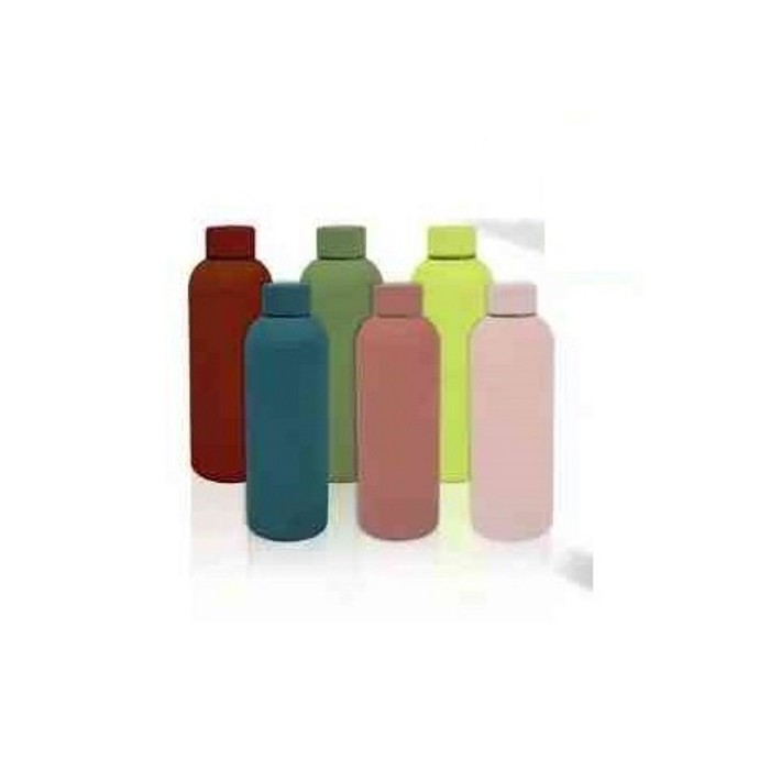 BOTTIGLIA TERMICA 500ML SOFT TOUCH - COLORI VIVACI - 1 PEZZO