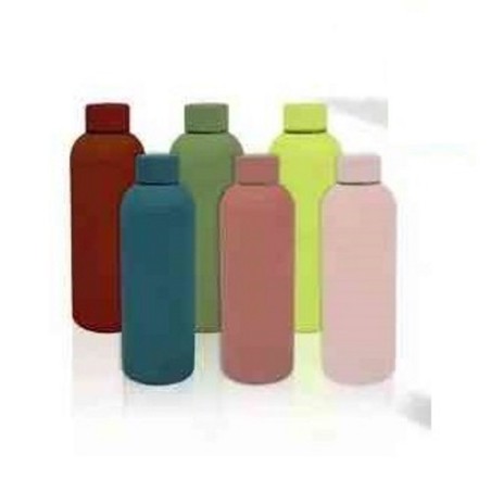 BOTTIGLIA TERMICA 500ML SOFT TOUCH - COLORI VIVACI - 1 PEZZO