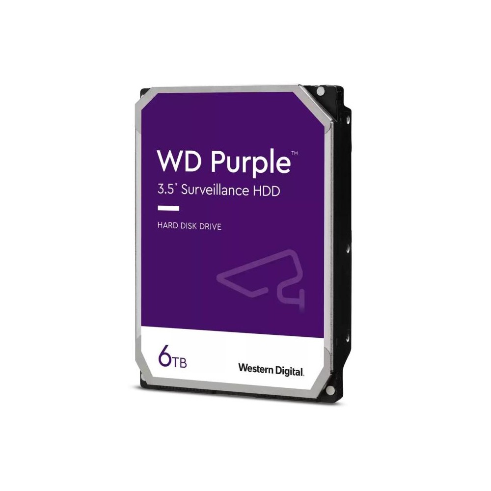 HARD DISK PURPLE 6 TB SATA 3 3.5" (WD64PURZ)