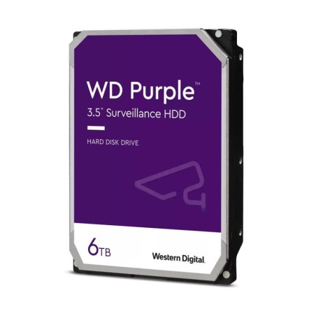 HARD DISK PURPLE 6 TB SATA 3 3.5" (WD64PURZ)