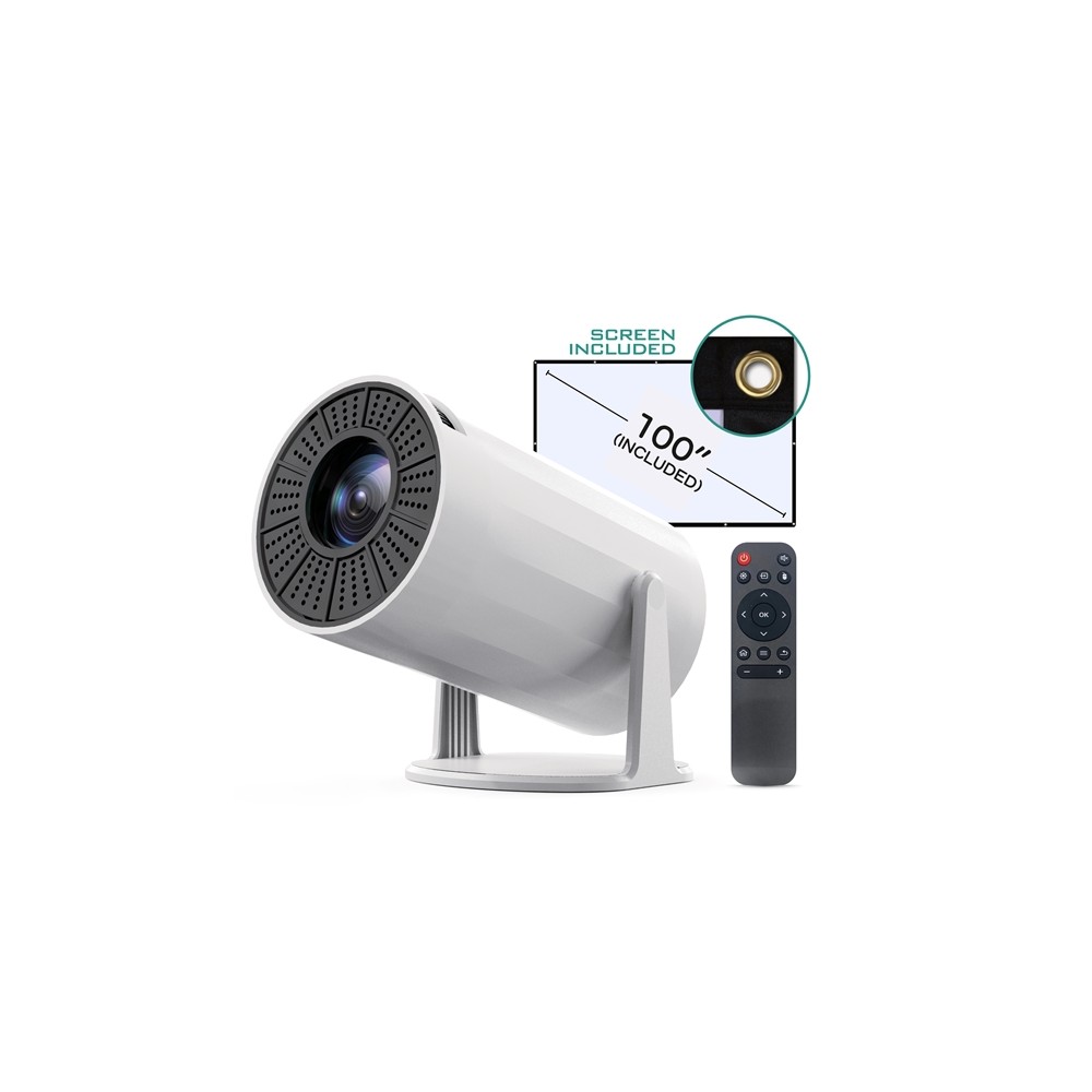 VIDEOPROIETTORE PRJ 5000 CON SCHERMO 100 POLLICI