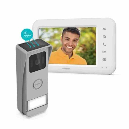 VIDEOCITOFONO SENZA FILI ELIA SMART 112296 - SOLARE E BATTERIA - TOUCHSCREEN DA 7"