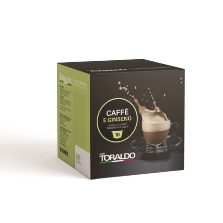 CAPSULE CAFFE' / GINSENG 17GR. COMPATIBILE DOLCE GUSTO 16 PZ (303024)