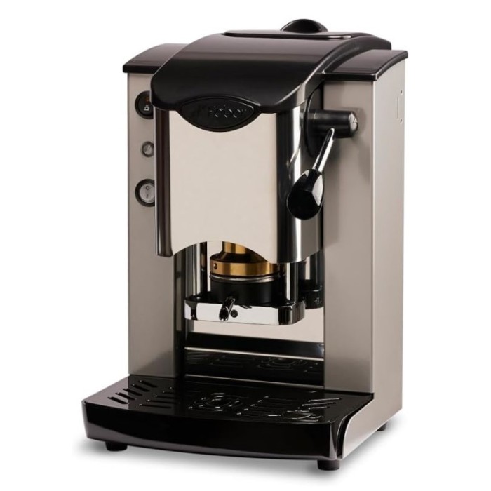 MACCHINA DA CAFFE' A CIALDE PLAST SLOT INOX GRIGIO ABS NERO (SIGRINBASOTT)