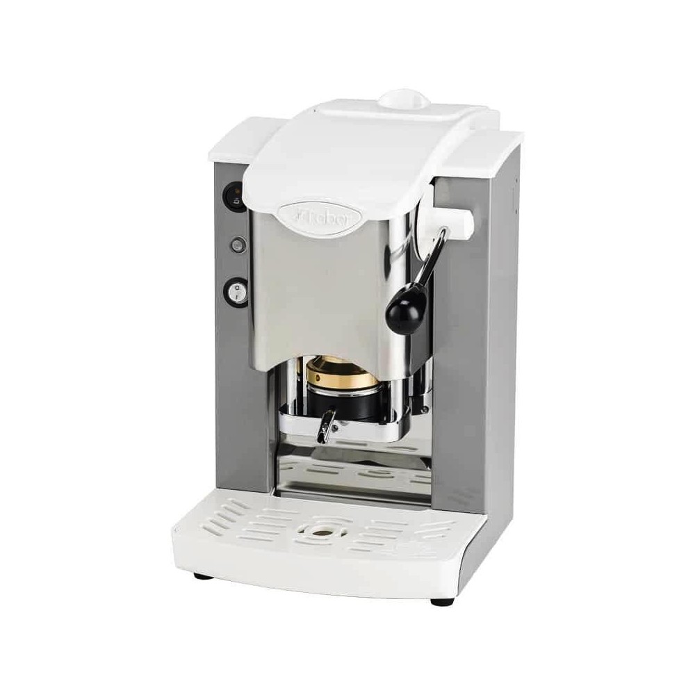MACCHINA DA CAFFE' A CIALDE PLAST SLOT INOX GRIGIO ABS SILVER/BIANCO (SIGRIBBASOTT)