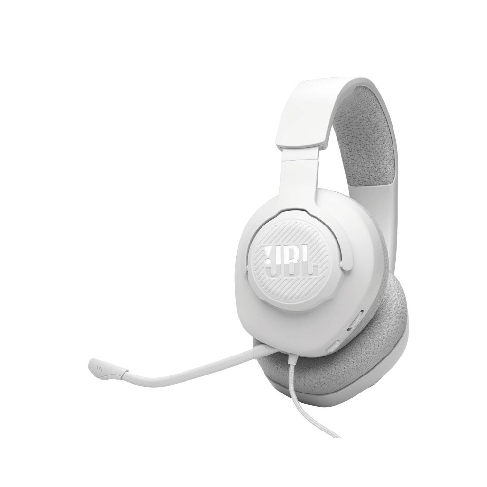 CUFFIA GAMING CON MICROFONO QUANTUM 100 BIANCO (JBLQTUM100M2WHT)