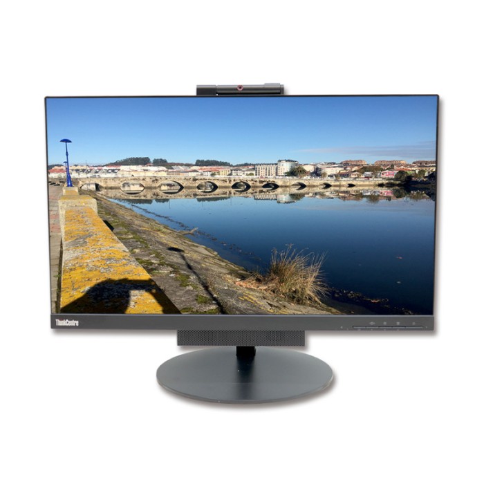 PC THINKCENTRE M910Q TINY IN ONE 24" INTEL CORE I5-4460T 4GB 128GB SSD WINDOWS COA - RICONDIZIONATO - GAR. 6 MESI