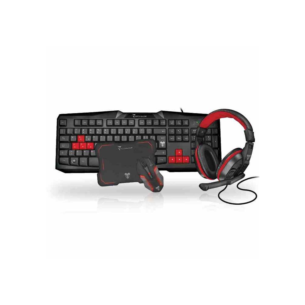 KIT TASTIERA + MOUSE + PAD + CUFFIE TM-GAMINGSET2 GAMING 2