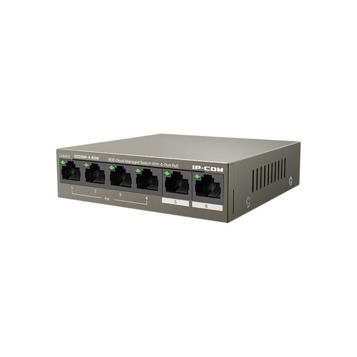 SWITCH 6 PORTE GIGABIT MANAGED 4 PORTE POE (G2206P-4-63W)