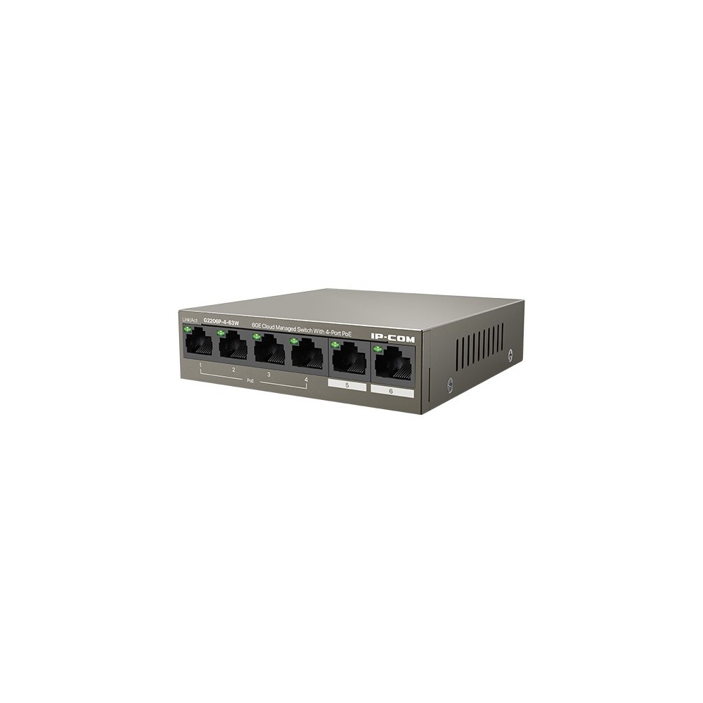 SWITCH 6 PORTE GIGABIT MANAGED 4 PORTE POE (G2206P-4-63W)