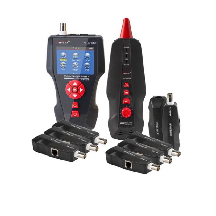 TESTER DI RETE MULTITASKING NF-8601W CON TEST DI VELOCITA' ETHERNET (PING TEST & POE)