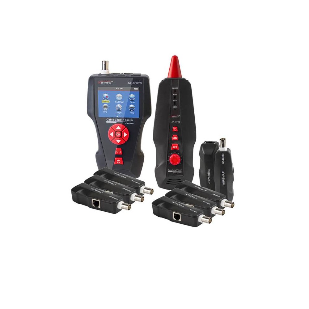 TESTER DI RETE MULTITASKING NF-8601W CON TEST DI VELOCITA' ETHERNET (PING TEST & POE)