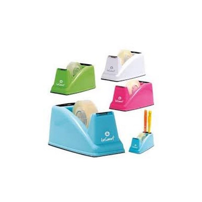 DISPENSER DA BANCO PER NASTRI ADESIVI 15X10/33 19X33 - COLORI ASSORTITI BRILLANTI - 1PZ (01300008)