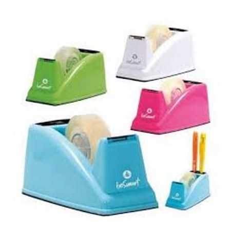 DISPENSER DA BANCO PER NASTRI ADESIVI 15X10/33 19X33 - COLORI ASSORTITI BRILLANTI - 1PZ (01300008)