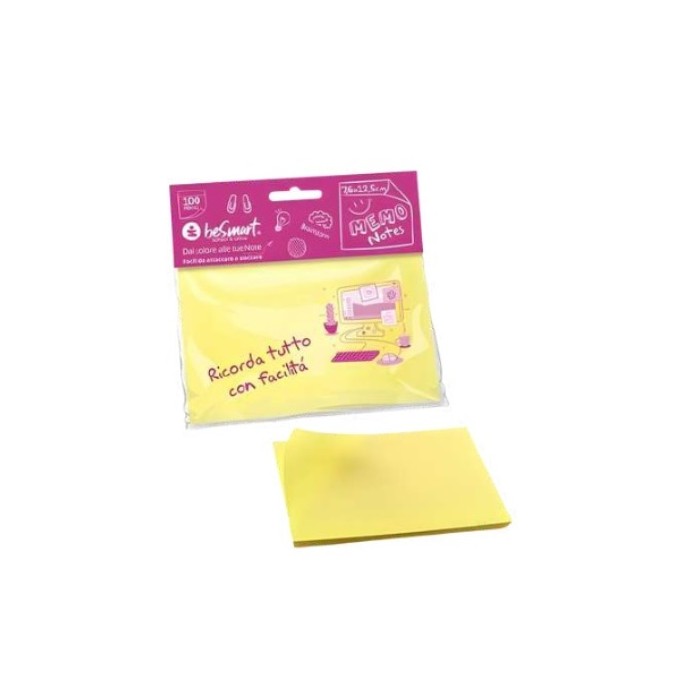 POST-IT STICK NOTES GIALLO 76X125 (1 BLOCCHETTO DA 100 FOGLI)