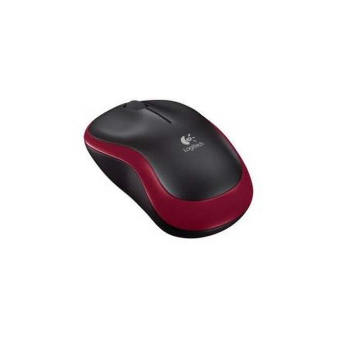 MOUSE M185 NERO/ROSSO WIRELESS