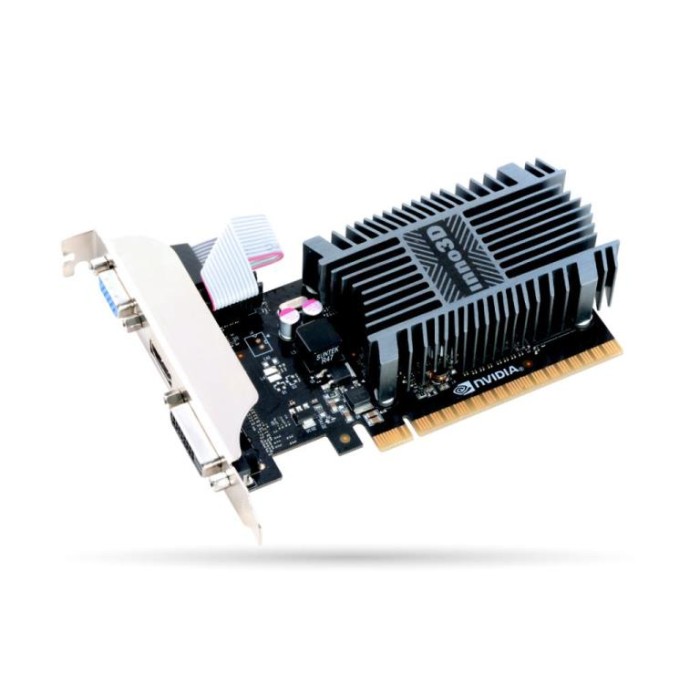 SCHEDA VIDEO GEFORCE GT710 SILENT 2 GB PCI-E LP (N710-1SDV-E3BX)