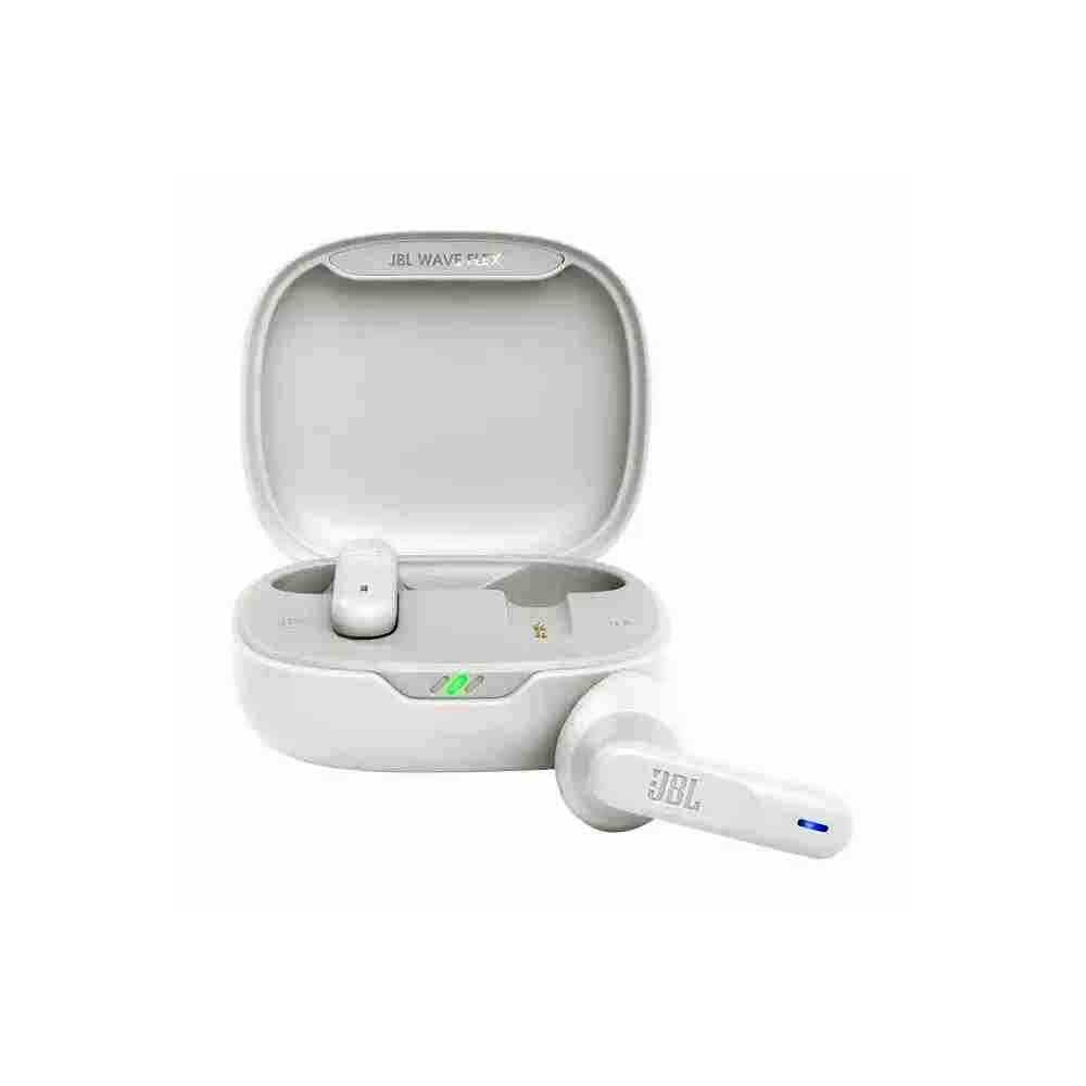 AURICOLARI BLUETOOTH WAVE FLEX + CUSTODIA RICARICA - COLORE BIANCO (JBLWFLEXWHT)
