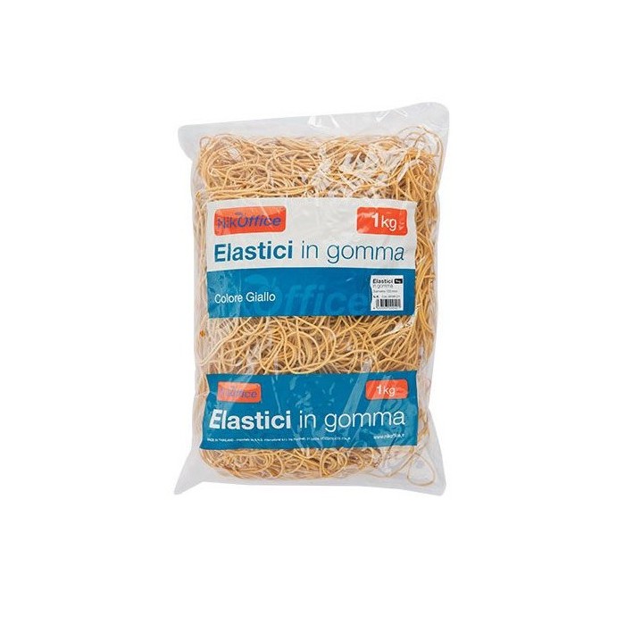 ELASTICI IN GOMMA - CONF. 1KG. - GIALLO (06NIK020)