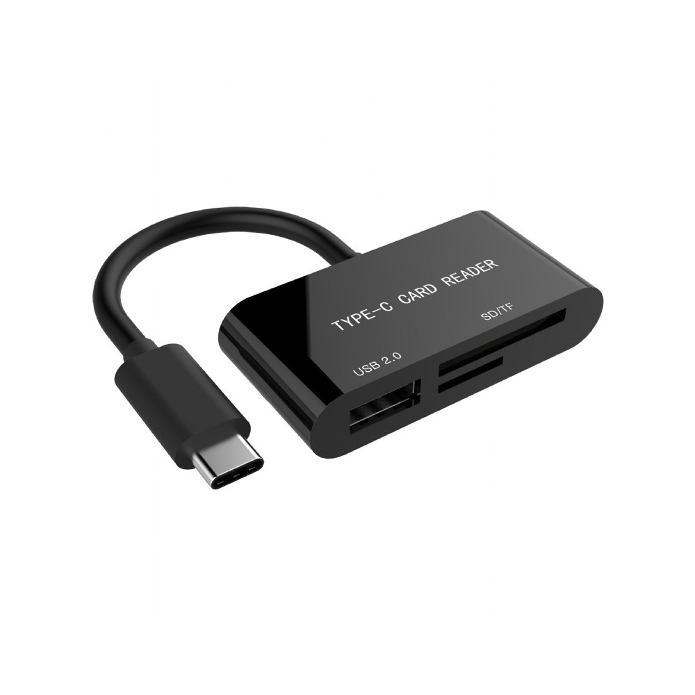 LETTORE MULTICARD UHB-CR3-02 ESTERNO USB TYPE-C