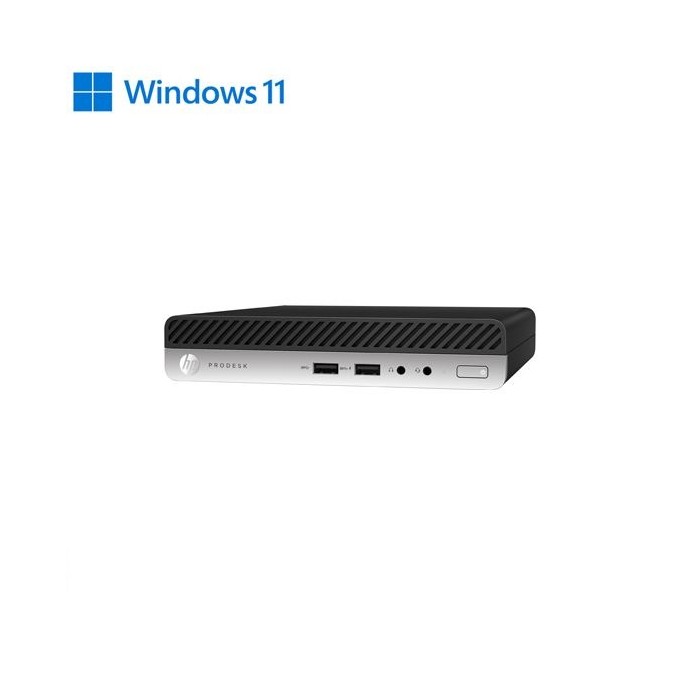 PC HP 400 G4 MINI PC INTEL CORE I5-8 GEN 8GB 256GB SSD WINDOWS 11 PRO - RICONDIZIONATO - GAR. 12 MESI