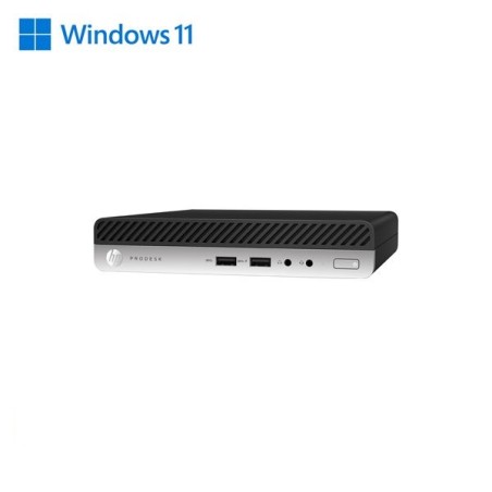 PC HP 400 G4 MINI PC INTEL CORE I5-8 GEN 8GB 256GB SSD WINDOWS 11 PRO - RICONDIZIONATO - GAR. 12 MESI