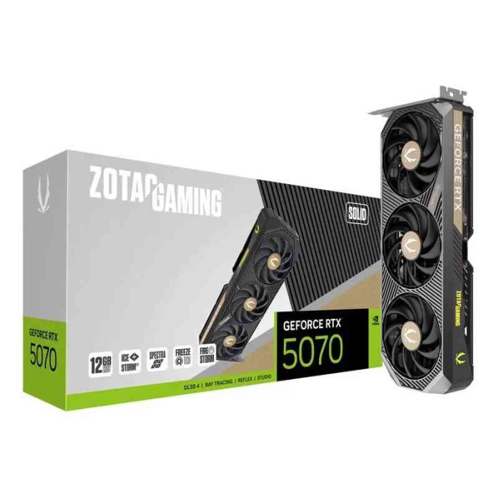 SCHEDA VIDEO GEFORCE RTX 5070 GAMING SOLID 12 GB (ZT-B50700D-10P)