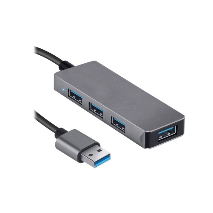 HUB 4 PORTE USB 3.0 SLIM (LE-119)