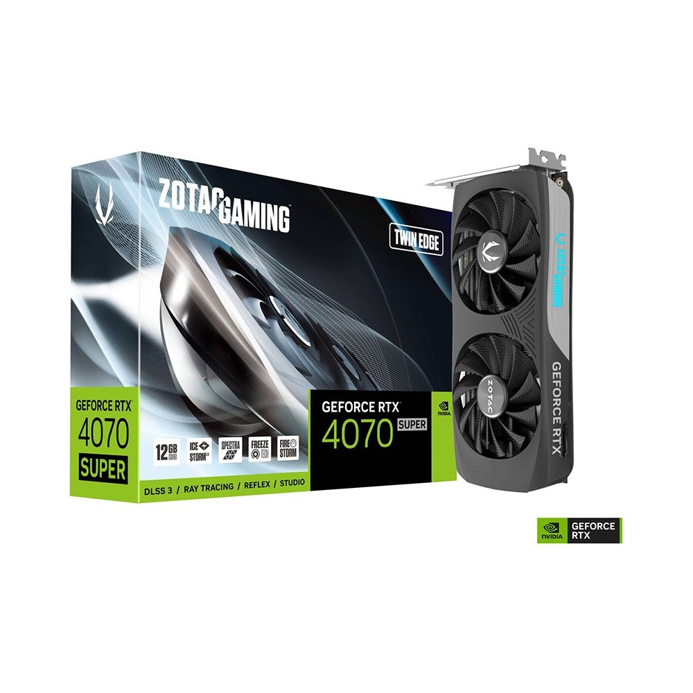 SCHEDA VIDEO GEFORCE RTX 4070 SUPER TWIN EDGE 12 GB (ZT-D40720E-10M)