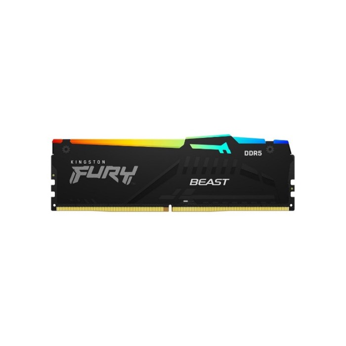 MEMORIA DDR5 16 GB FURY BEAST RGB PC5200 MHZ (1X16) (KF552C40BBA-16)