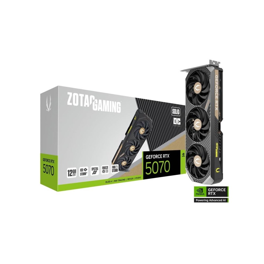 SCHEDA VIDEO GEFORCE RTX 5070 SOLID OC 12 GB (ZT-B50700J-10P)